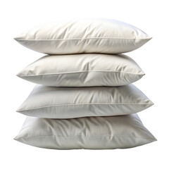 pillows on white background