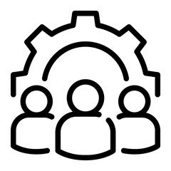 professional services line icon