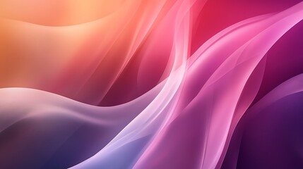 Obraz premium Abstract Pink Purple Orange Wave Design