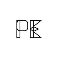 PE monogram logo design letter text name symbol monochrome logotype alphabet character simple logo