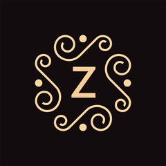 Creative initial letter Z logo design concept
