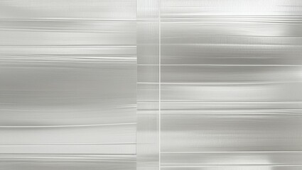 Fototapeta premium Abstract, blurred horizontal lines, grayscale, metallic texture, brushed steel effect, minimalist, soft focus, ethereal, muted tones, subtle light reflections, smooth gradient, industrial aesthetic, m