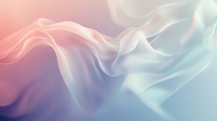 Fototapeta premium Abstract Pastel Fabric Draped Softly and Elegantly