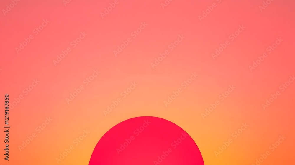Aufkleber vibrant red gradient background with soft textures for bold and striking visuals