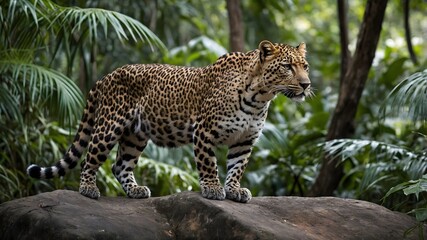 Obraz premium portrait of a leopard