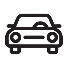 Minimalist Car Vector Icons | Automobile Illustrations for Transport and Design Projects