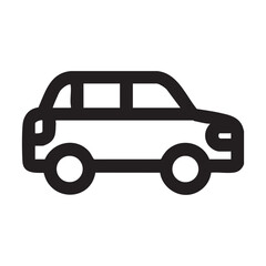 Minimalist Car Vector Icons | Automobile Illustrations for Transport and Design Projects