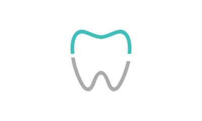 a graphic image with MW teeth theme, white background. vector graphic base.