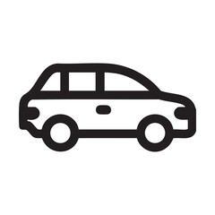 Minimalist Car Vector Icons | Automobile Illustrations for Transport and Design Projects