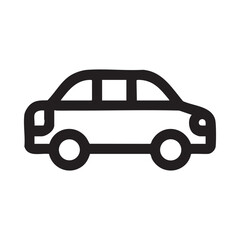 Minimalist Car Vector Icons | Automobile Illustrations for Transport and Design Projects