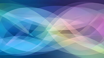 Abstract Pastel Wave Background Soft Color Gradient Overlay