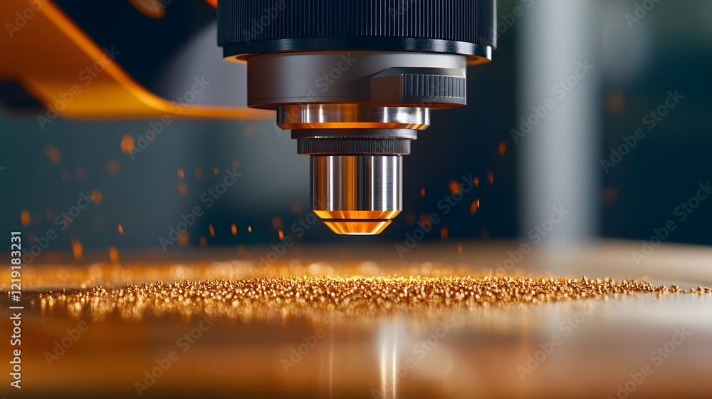 Poster technician inspecting micro-scale manufacturing defects with microscope for control