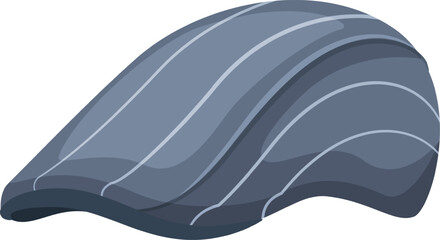 Stylish gray flat cap with thin stripes enhances outfits, embodying classic design and timeless appeal while blending elegance with vintage charm in men s fashion