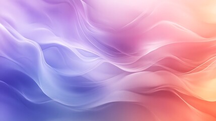 Obraz premium Abstract Pastel Waves Flowing Gracefully