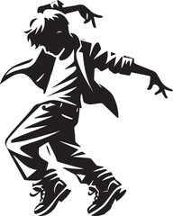 Smart boy Dance Step Design 