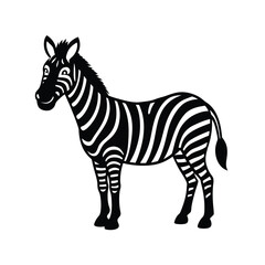 zebra vector vector image illustration and artwork on white background