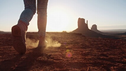 person walking in the park