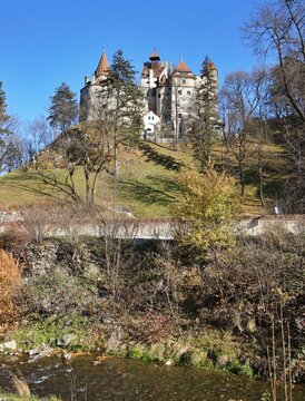Bran Castle, also known as Dracula's Castle, supposedly home of Vlad Tepes Dracula, Brasov, Transylvania, Romania