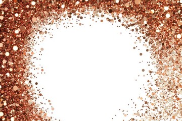 Glittery circle frame for festive events and celebrations, perfect for invitations, cards, and social media posts. Enhance your designs with a touch of sparkle and elegance