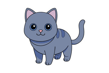 Cute Animal Vector art in Illustration on a White Background