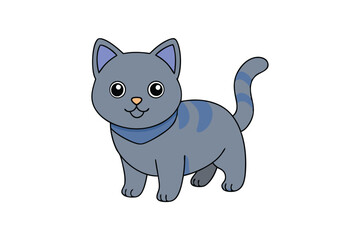 Cute Animal Vector art in Illustration on a White Background