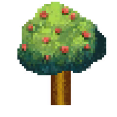 Fototapeta premium tree made of cubes