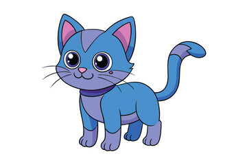 Cute Animal Vector art in Illustration on a White Background