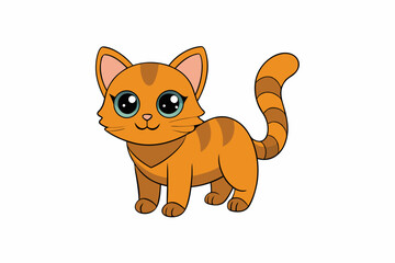 Cute Animal Vector art in Illustration on a White Background