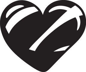 love vector icon silhouette