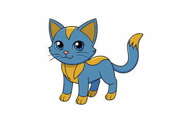 Cute Animal Vector art in Illustration on a White Background