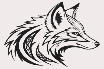 A minimalist black and white silhouette of a Rose