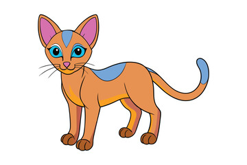 Cute Animal Vector art in Illustration on a White Background
