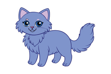 Cute Animal Vector art in Illustration on a White Background
