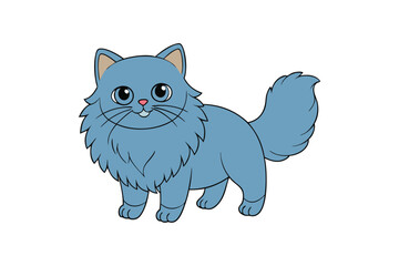 Cute Animal Vector art in Illustration on a White Background
