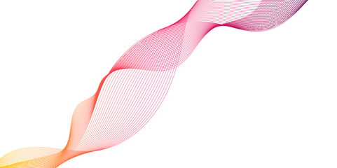 Pink stripes on a white background. Creative line art. Pink waves with lines, Abstract orange wavy background, Abstract vector modern gradient white background with grey wavy lines.