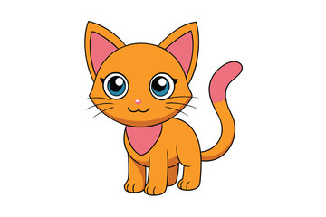 Cute Animal Vector art in Illustration on a White Background
