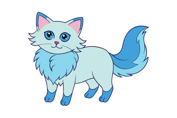 Cute Animal Vector art in Illustration on a White Background
