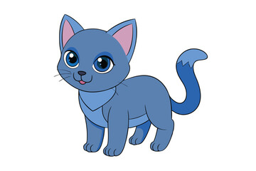Cute Animal Vector art in Illustration on a White Background
