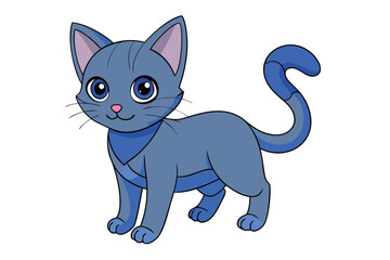 Cute Animal Vector art in Illustration on a White Background
