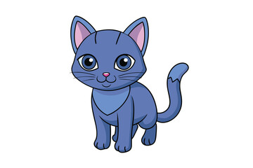 Cute Animal Vector art in Illustration on a White Background