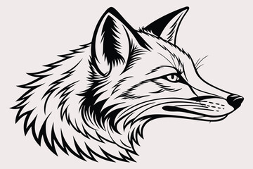 A minimalist black and white silhouette of a Rose