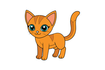 Cute Animal Vector art in Illustration on a White Background
