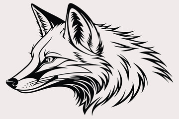 A minimalist black and white silhouette of a Rose