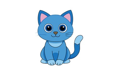 Cute Animal Vector art in Illustration on a White Background
