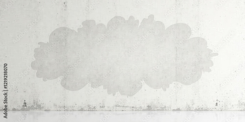 Aufkleber abstract grunge wall with organic shape imprint a textured background for design projects