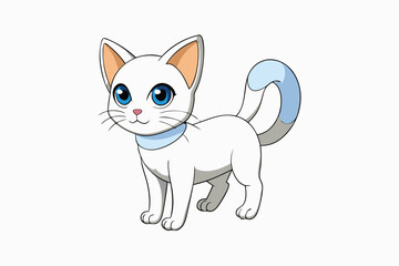 Cute Animal Vector art in Illustration on a White Background
