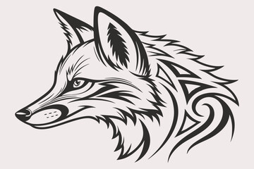 A minimalist black and white silhouette of a Rose