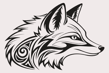 A minimalist black and white silhouette of a Rose