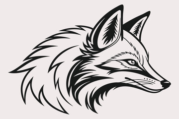 A minimalist black and white silhouette of a Rose