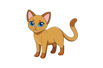 Cute Animal Vector art in Illustration on a White Background
